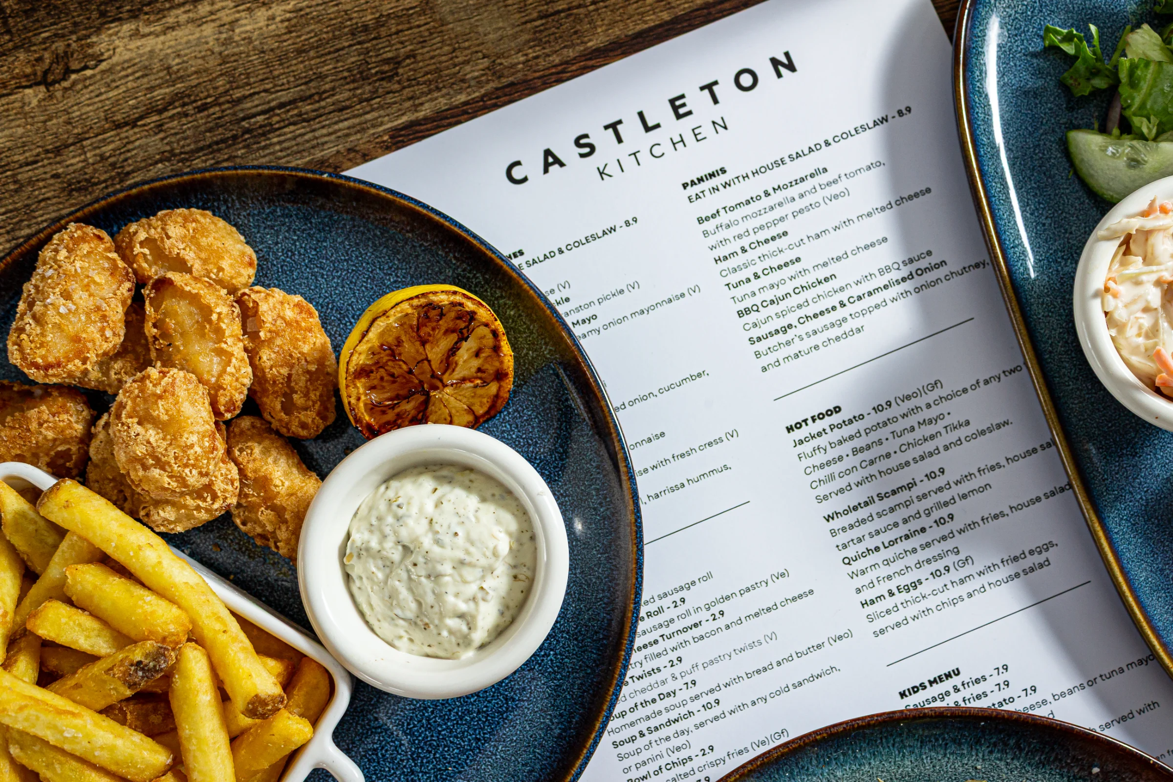 A freshly prepared dish ready to serve