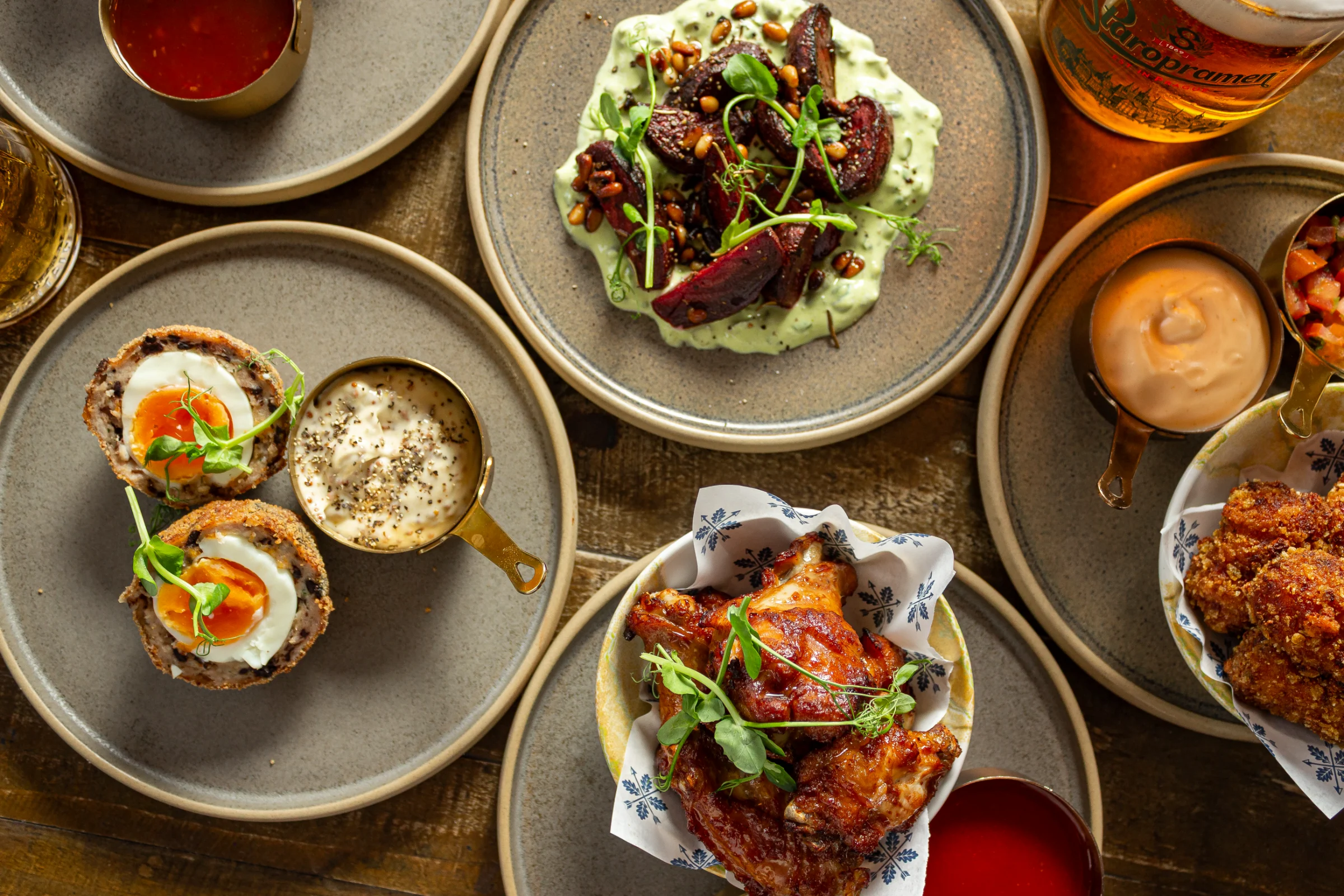 Seasonal pub small plates at The Little John Hathersage